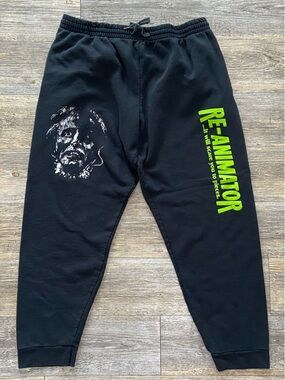 Re-Animator Graphic Sweatpants w/ Pockets XL 1985 Cult Classic Horror Movie